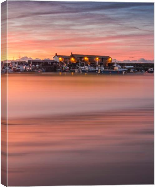 Lyme Regis Sunrise Canvas Print by Graham Custance