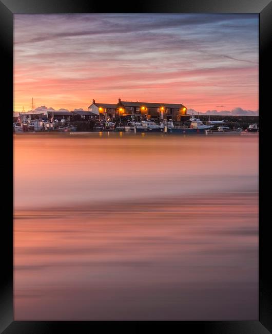 Lyme Regis Sunrise Framed Print by Graham Custance