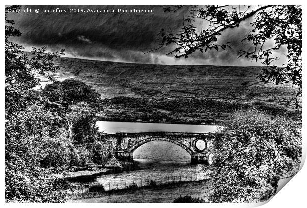 Inveraray Bridge Print by Ian Jeffrey