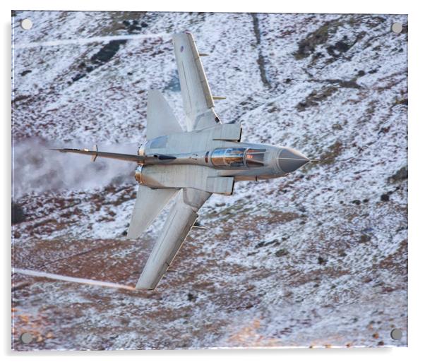 RAF Tornado Gr4 LL in Wales Acrylic by Rory Trappe