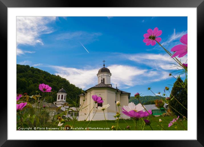 Suzana Monastery in Prahova, Romania. Framed Mounted Print by Florin Brezeanu