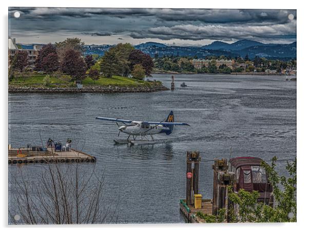 Harbour Air in Victoria Acrylic by Darryl Brooks