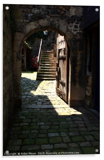 Medieval Streets    Acrylic by Aidan Moran