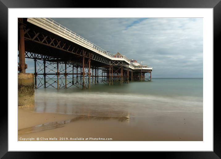 Cromer Pier in North Norfolk Framed Mounted Print by Clive Wells