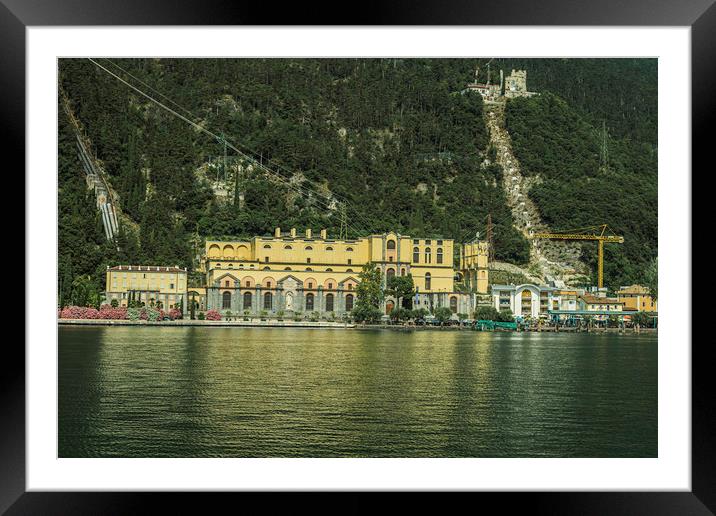 Riva Del Garda Framed Mounted Print by Steve Purnell