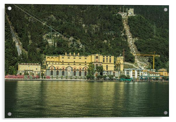 Riva Del Garda Acrylic by Steve Purnell