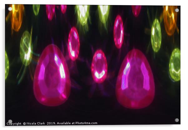 Gems Acrylic by Nicola Clark