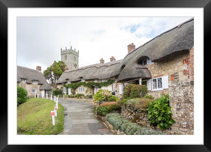 Godshill, Isle of Wight Framed Mounted Print by Graham Custance