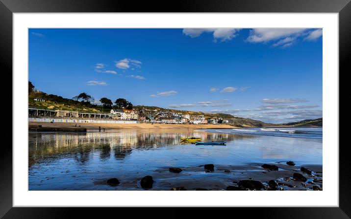 Lyme Regis, Dorset. Framed Mounted Print by Maggie McCall
