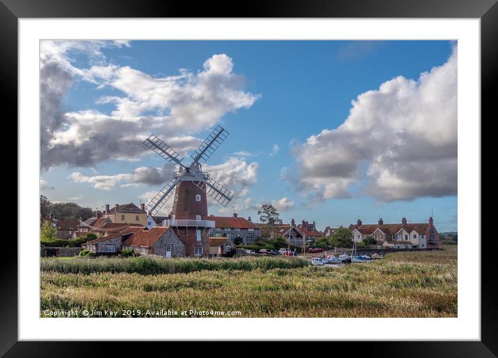 Cley next the Sea  Norfolk  Framed Mounted Print by Jim Key