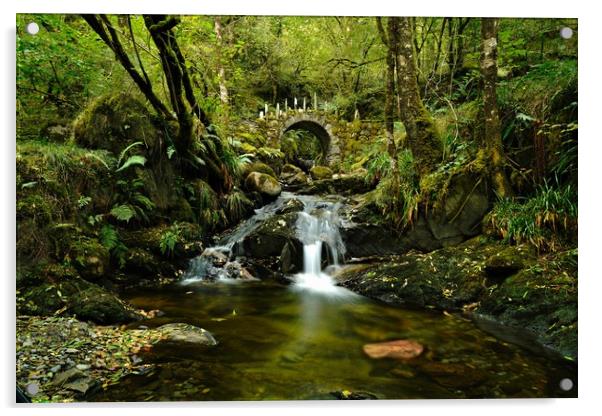 Fairy Bridge, where magic happens on a daily basis Acrylic by JC studios LRPS ARPS