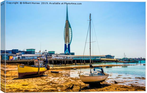 The Spinnaker Tower Canvas Print by Gilbert Hurree