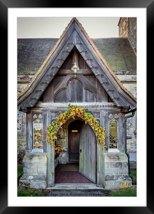 The Majestic Entrance of St. Nicholas Church Framed Mounted Print by Jeremy Sage
