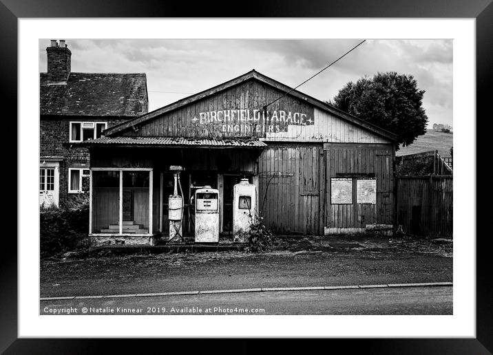 Birchfield Engineers Petrol Station Shropshire Eng Framed Mounted Print by Natalie Kinnear