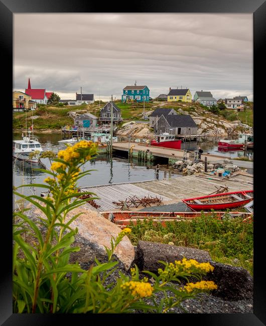 Peggys Cove, Nova Scotia, Canada Framed Print by Mark Llewellyn