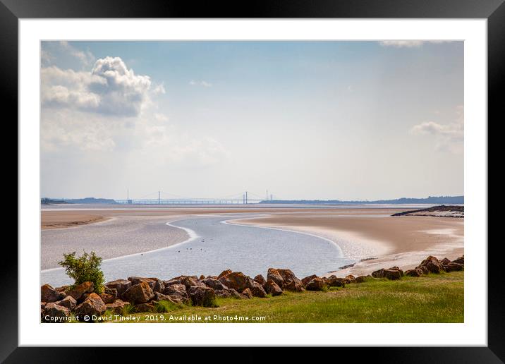 Tides Out  No 1 Framed Mounted Print by David Tinsley