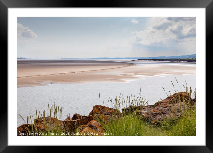 Tides Out No 2 Framed Mounted Print by David Tinsley