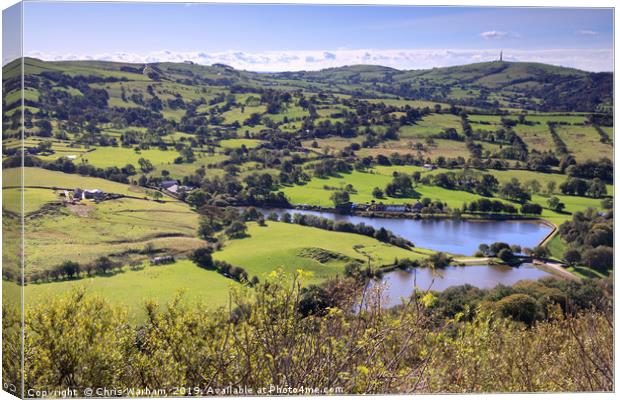 Teggs Nose, Macclesfield Cheshire Canvas Print by Chris Warham