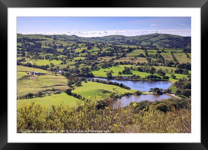 Teggs Nose, Macclesfield Cheshire Framed Mounted Print by Chris Warham
