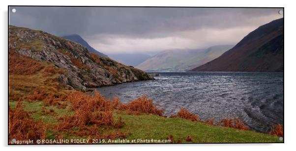 "Autumn mists over Wastwater" Acrylic by ROS RIDLEY