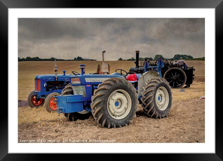 County Steam  Framed Mounted Print by Rob Hawkins