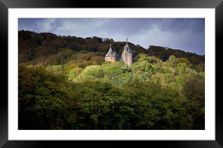 Castell Coch, South Wales Framed Mounted Print by Richard Downs