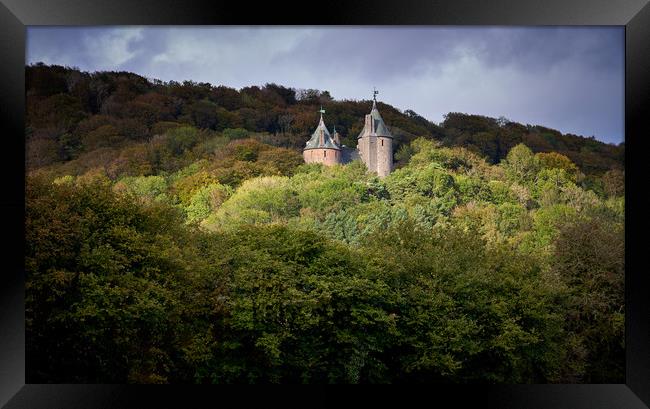 Castell Coch, South Wales Framed Print by Richard Downs