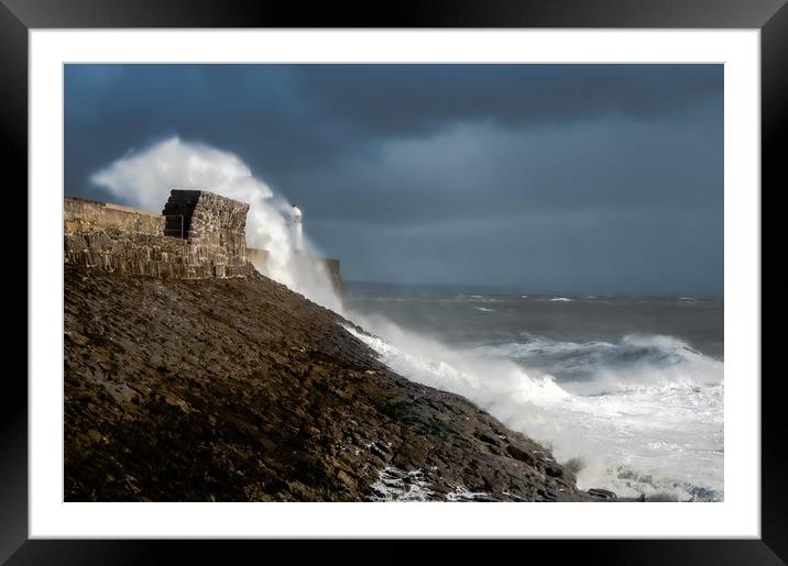 Incoming storm Framed Mounted Print by Stephen Marsh