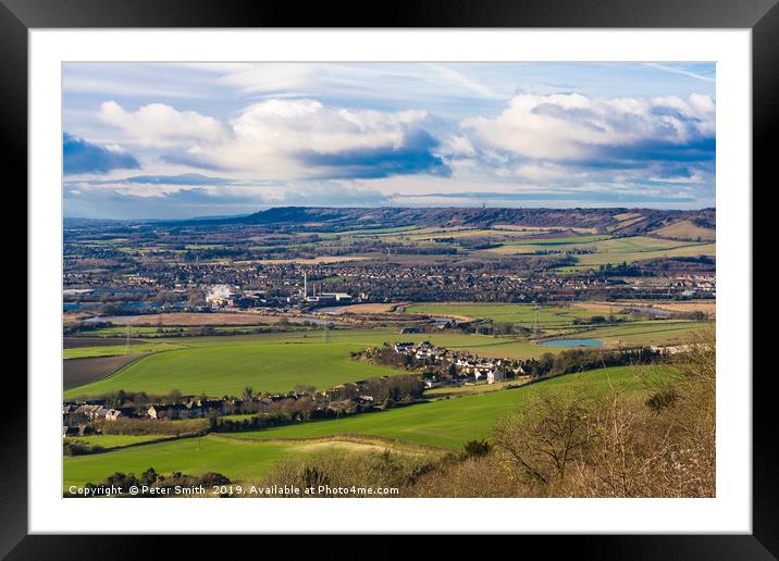 The North Downs, Maidstone, Kent Framed Mounted Print by Peter Smith