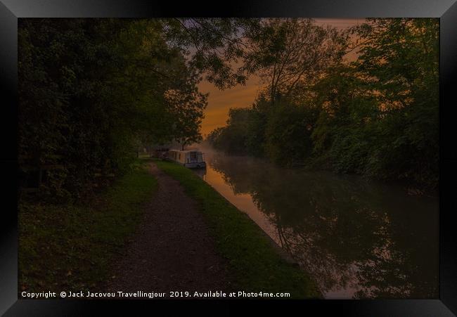 Debdale Canal Views  Framed Print by Jack Jacovou Travellingjour
