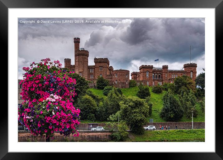 Inverness Castle Framed Mounted Print by David Lewins (LRPS)