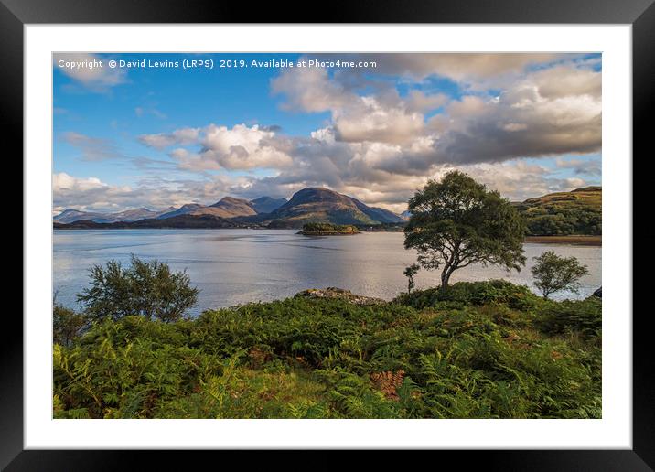 Loch Torridon Framed Mounted Print by David Lewins (LRPS)