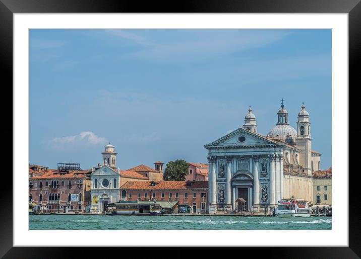 Gesuati Church Venice Italy Framed Mounted Print by Steve Purnell