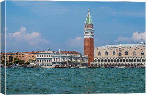 St Marks Campanile Canvas Print by Steve Purnell