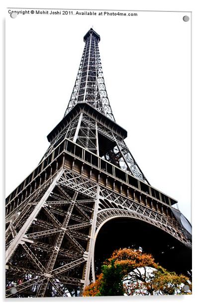 Eiffel Tower Acrylic by Mohit Joshi