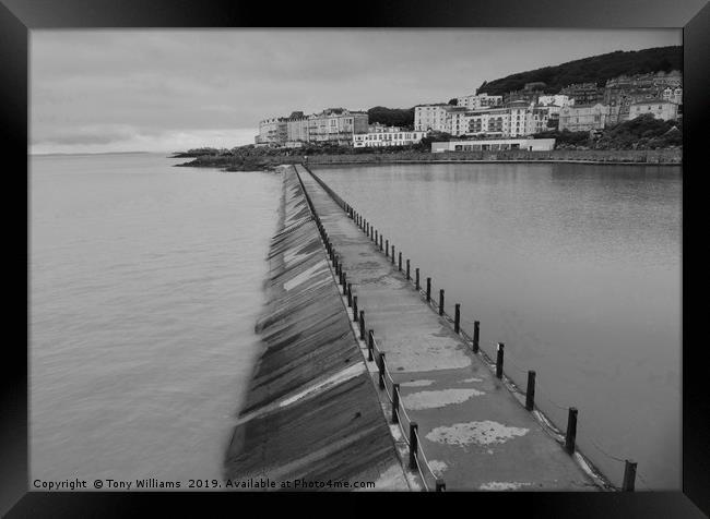 Weston Supermare  Framed Print by Tony Williams. Photography email tony-williams53@sky.com