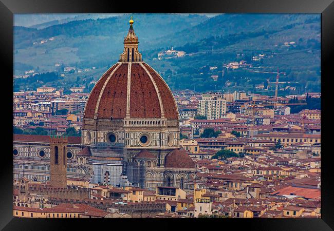 Il Duomo in Florence Framed Print by Darryl Brooks