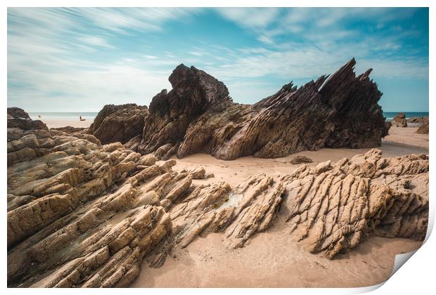 Whitsand Bay Print by Rich Wiltshire