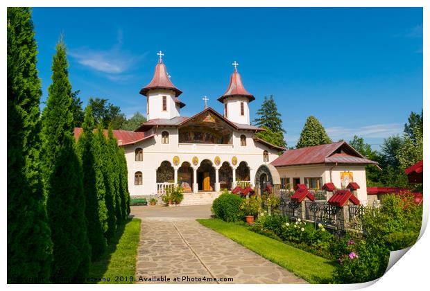 Crasna Monastery from Prahova, Romania Print by Florin Brezeanu