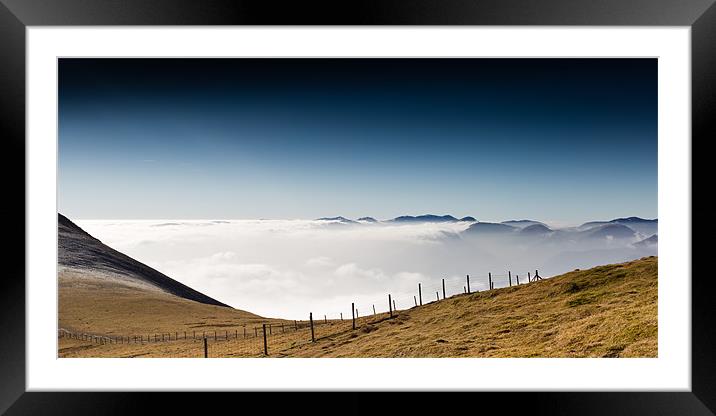 The Fells are Alive Framed Mounted Print by Simon Wrigglesworth
