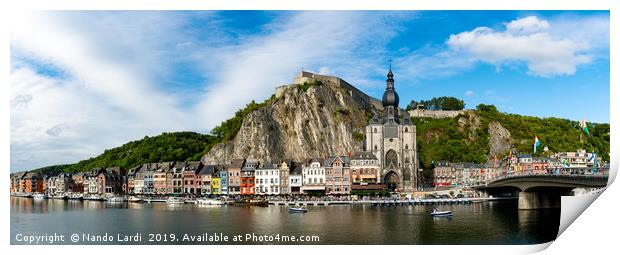 Dinant Panorama Print by DiFigiano Photography