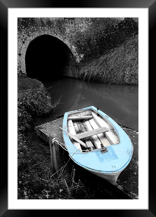 Mooring - Bruce Tunnel Framed Mounted Print by Samantha Higgs