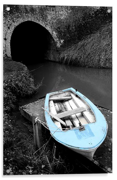 Mooring - Bruce Tunnel Acrylic by Samantha Higgs