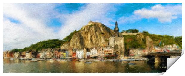 Dinant Cityscape 1 Print by DiFigiano Photography