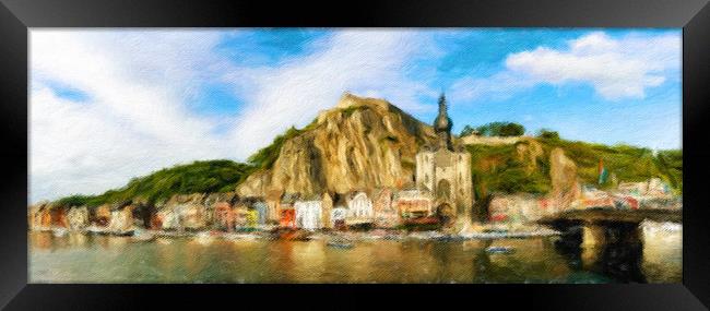 Dinant Cityscape 2 Framed Print by DiFigiano Photography