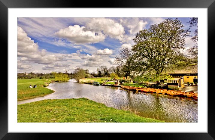 Constable Country Dedham. Framed Mounted Print by Darren Burroughs