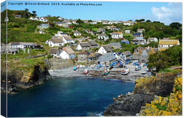 cadgwith cove cornwall Canvas Print by Kevin Britland
