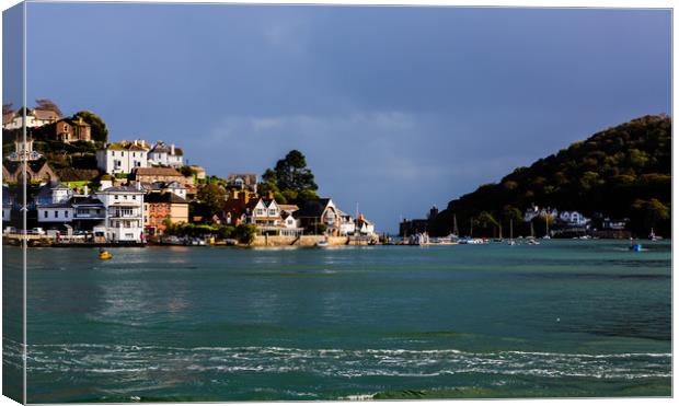 Kingswear from Dartmouth, Devon Canvas Print by Maggie McCall