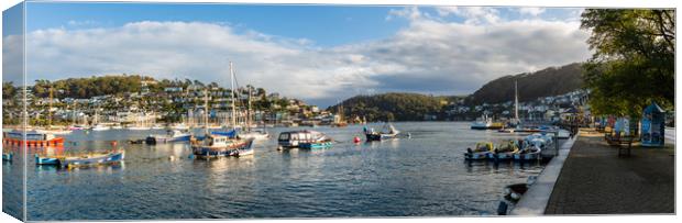 Dartmouth Estuary looking towards Kingswear. Canvas Print by Maggie McCall