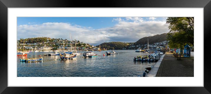 Dartmouth Estuary looking towards Kingswear. Framed Mounted Print by Maggie McCall